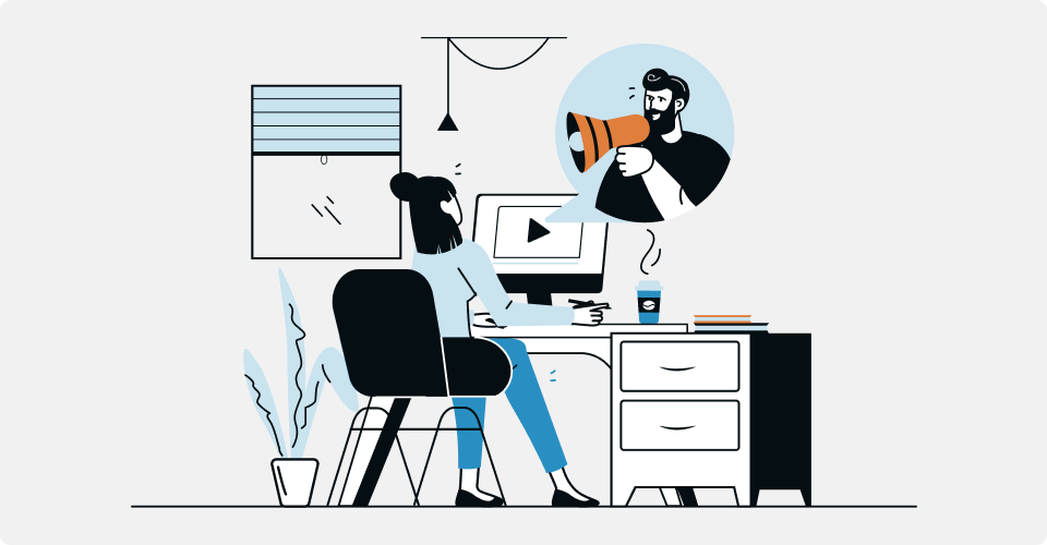 Illustration for concept of outsourced marketing, by Big Outsource